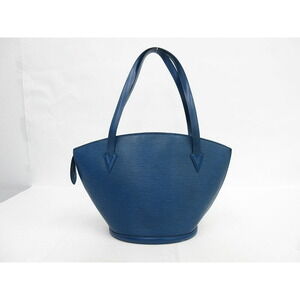 Louis Vuitton Shoulder Bag Blue Shopping Jacques Saint Epi